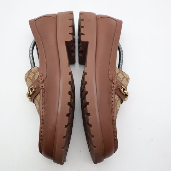 Coach Brooks Loafer In Signature Jacquard Men's Size 13 D Slip on Loafers - Picture 8 of 9